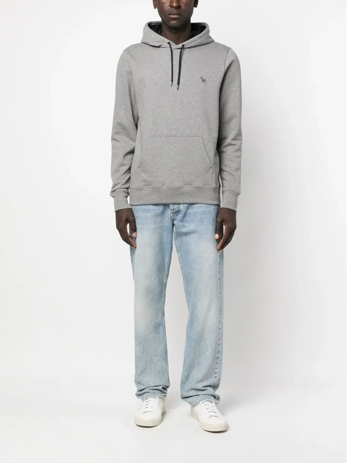 PS Paul Smith ロゴパッチ長袖フーディー - 画像2