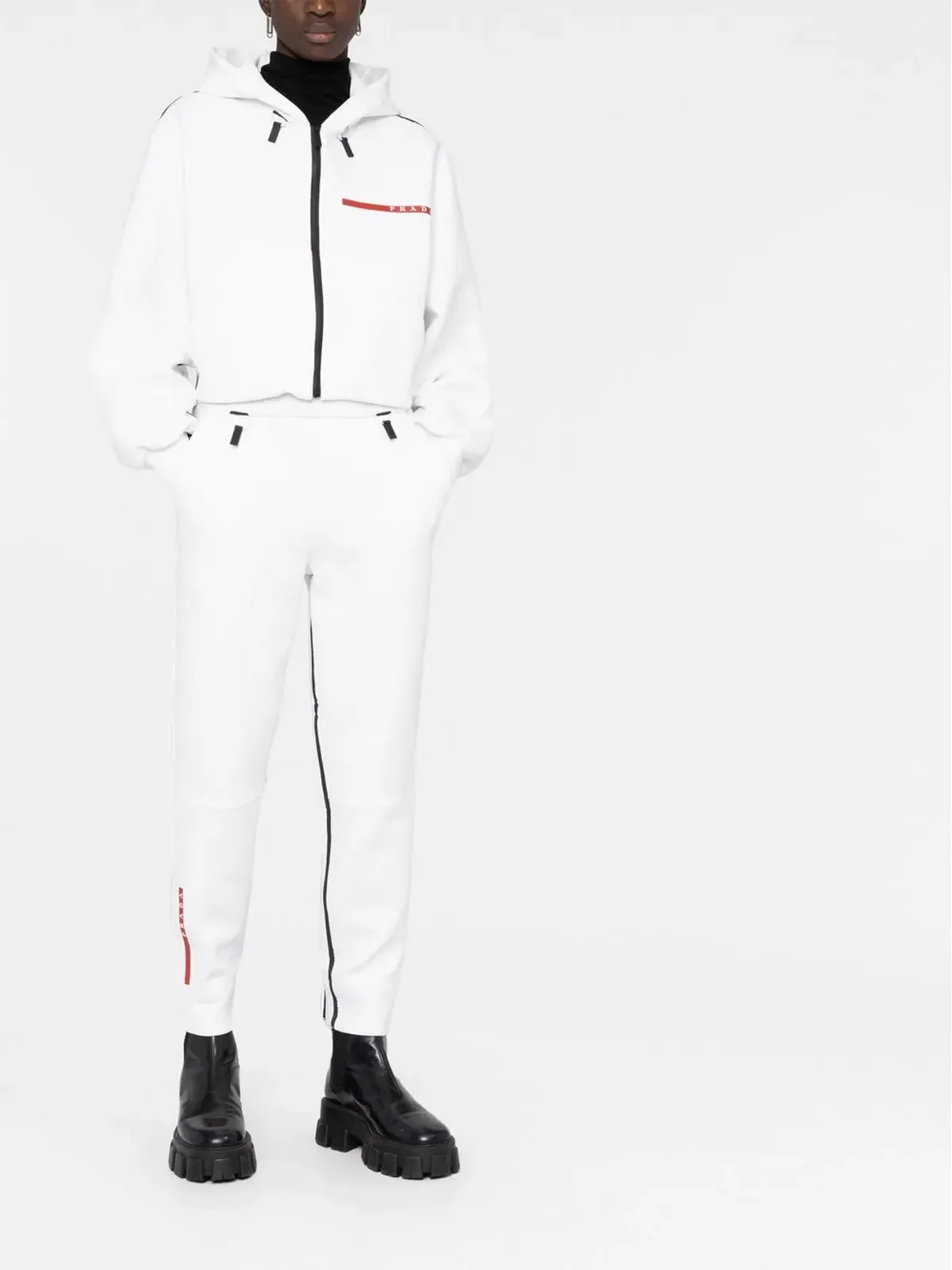Prada ロゴプリント トラックパンツ - 画像2