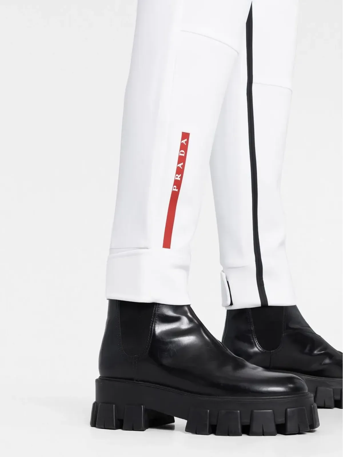 Prada ロゴプリント トラックパンツ - 画像3