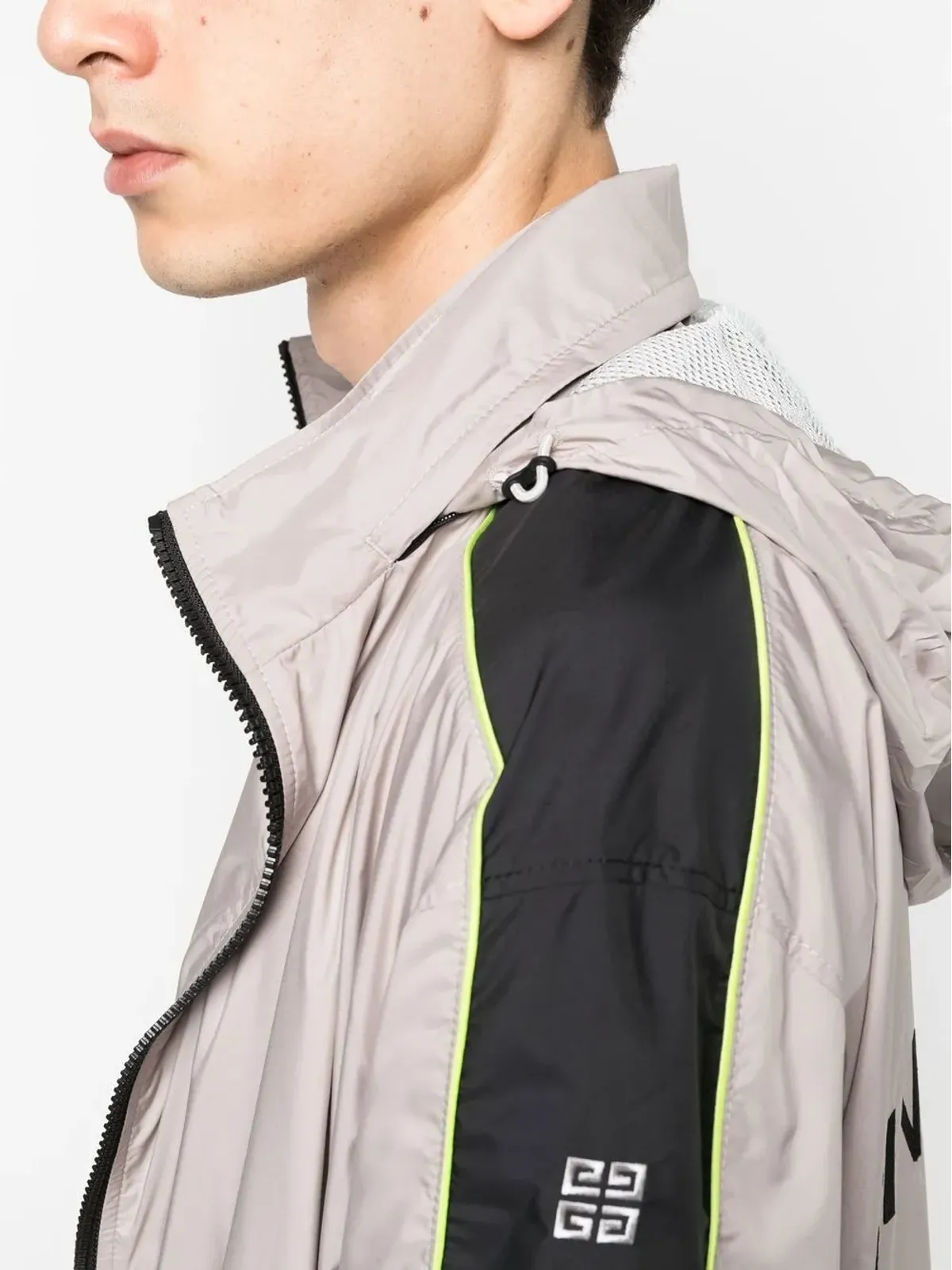 Givenchy ロゴプリントフードジャケット - 画像5