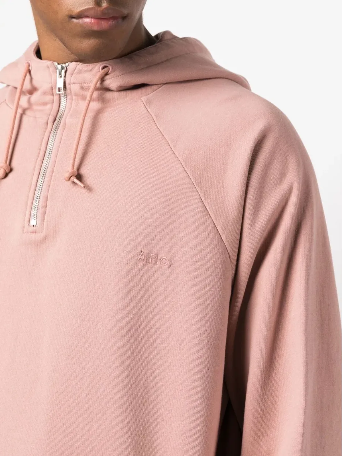 A.P.C. イーサン ハーフジップ フーディ - 画像5