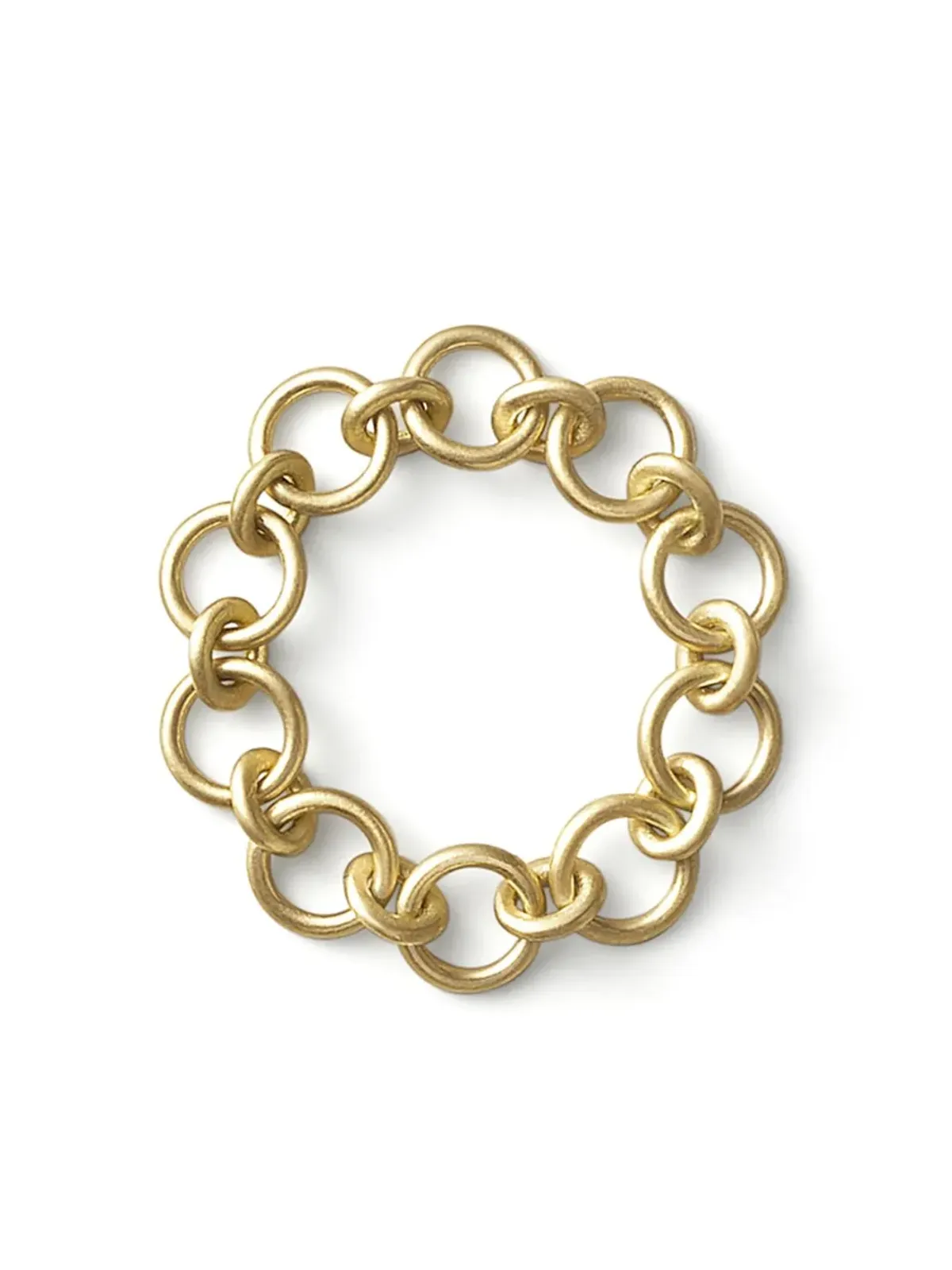 Shihara 18K イエローゴールド チェーンリンク 02 リング - 画像1