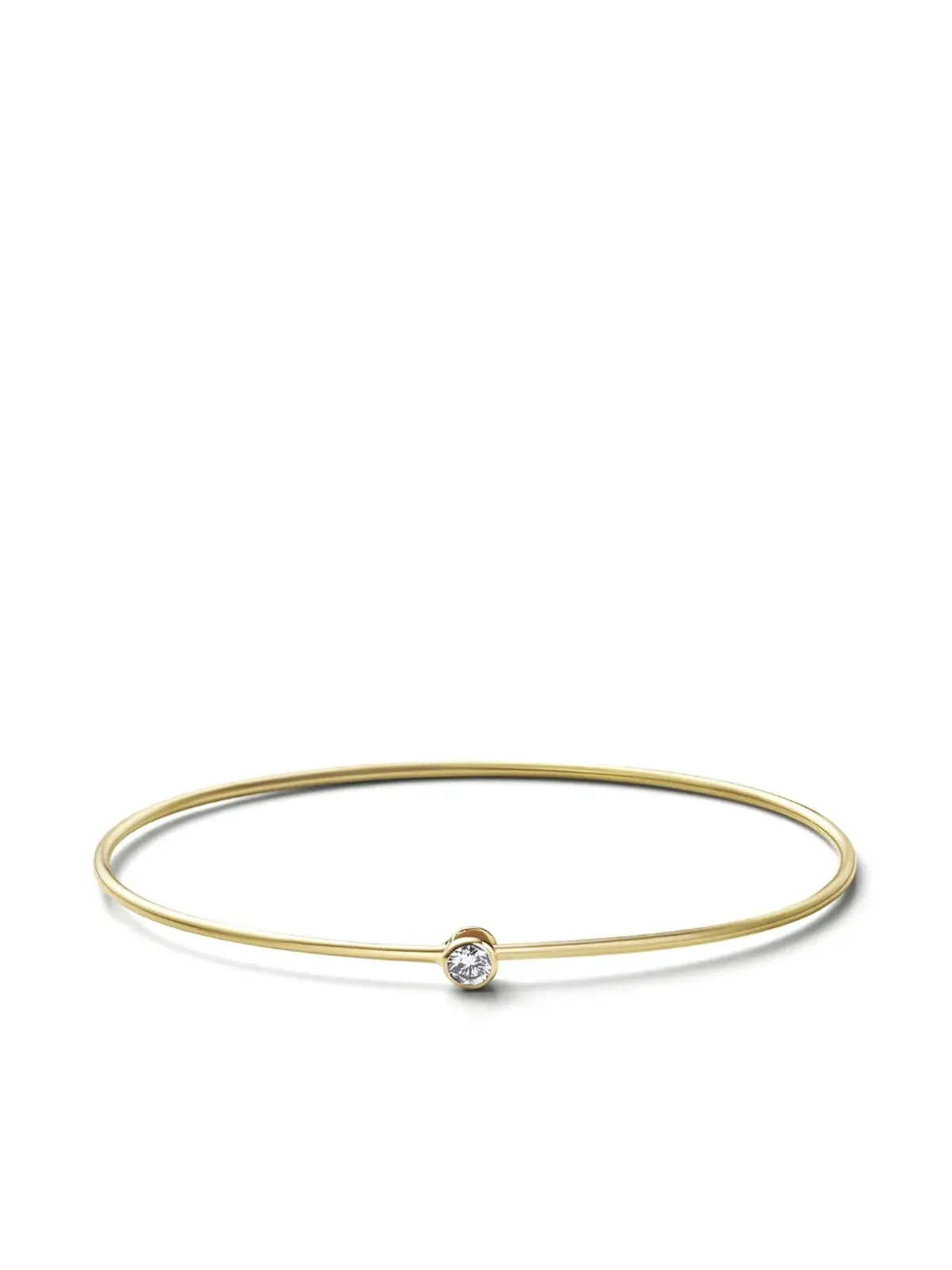 Shihara 18kt イエローゴールド ワンストーン・フープ・ダイヤモンド ブレスレット - 画像1