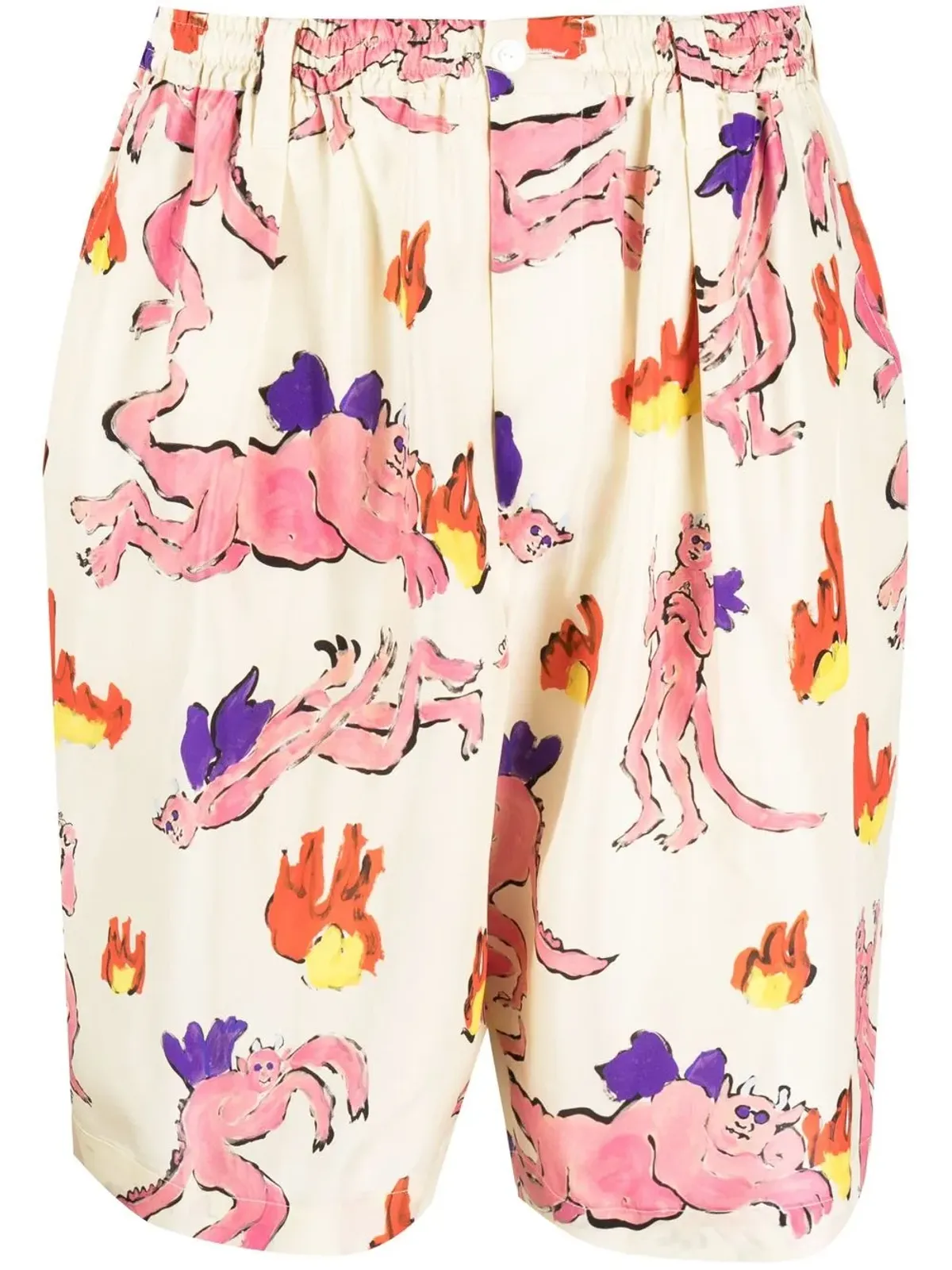 Marni グラフィックプリント バミューダショーツ - 画像1
