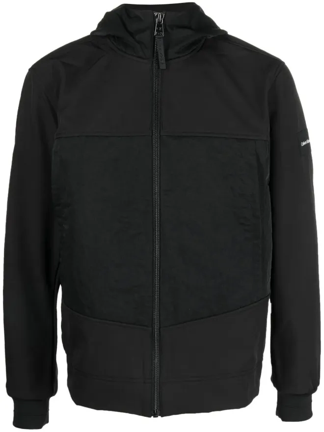 Calvin Klein Calvin Klein ヘビークリンクル フード付きジャケットの商品画像
