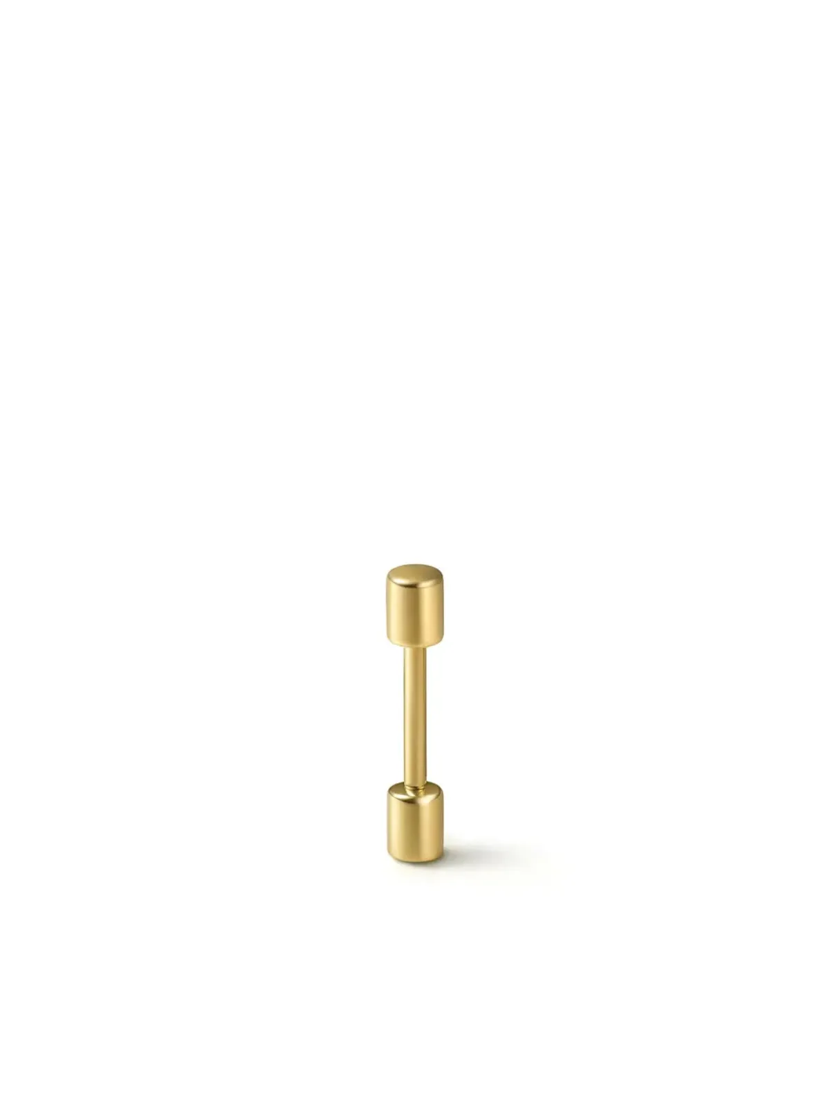 Shihara 18kt イエローゴールド バーピン ピアス - 画像1