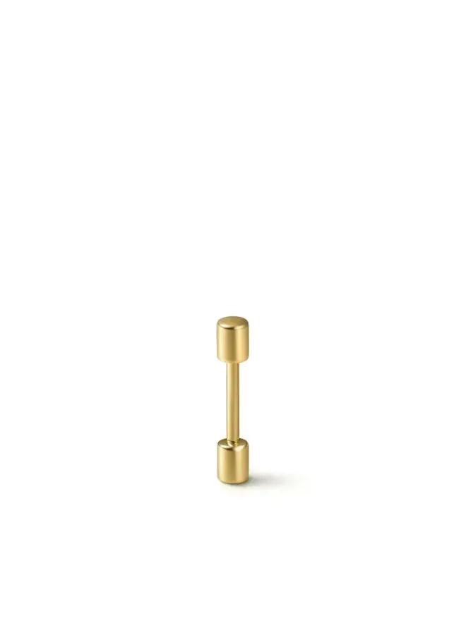 Shihara Shihara 18kt イエローゴールド バーピン ピアスの商品画像