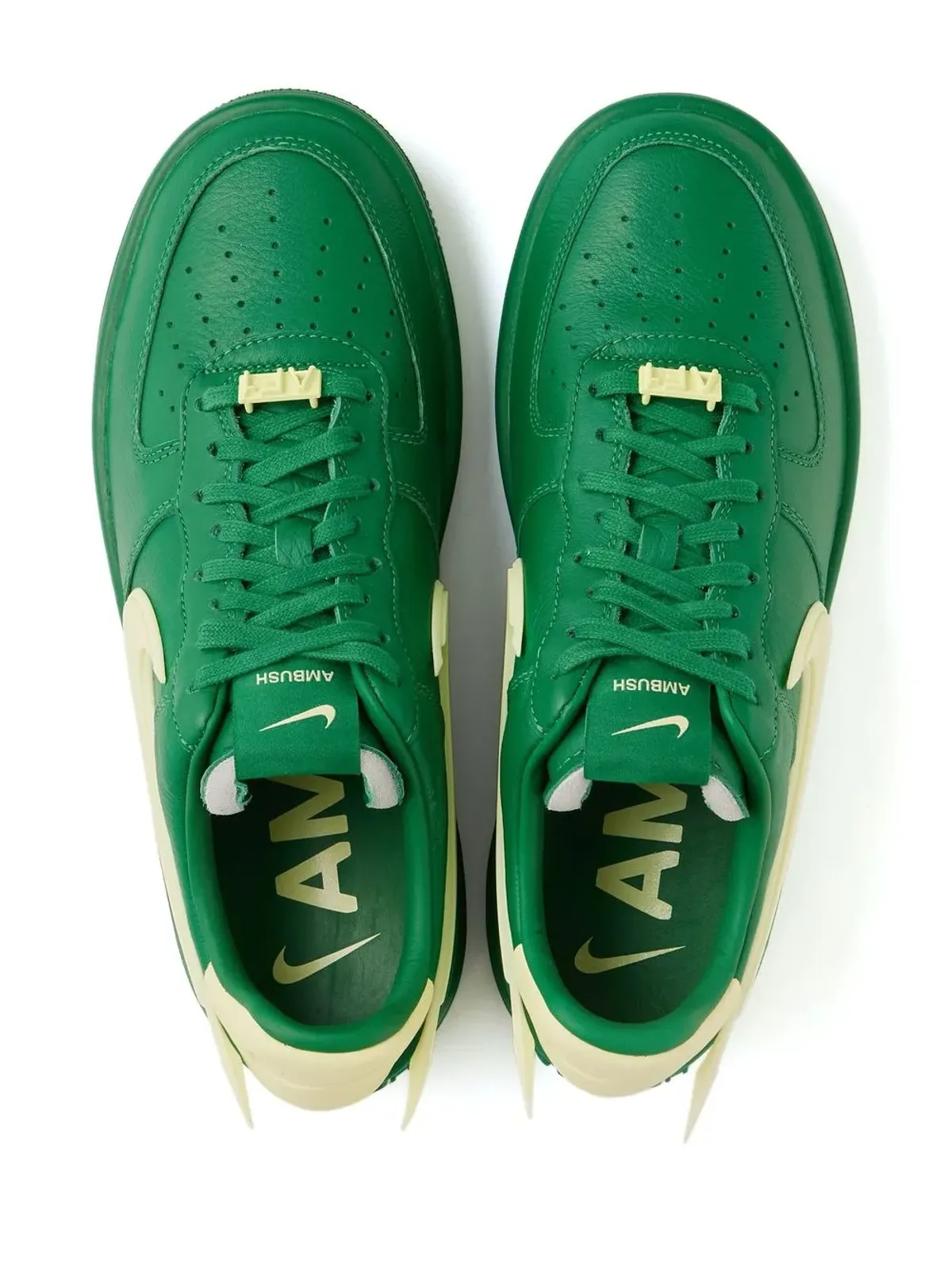 Nike x Ambush Air Force 1 Low グリーン スニーカー - 画像4