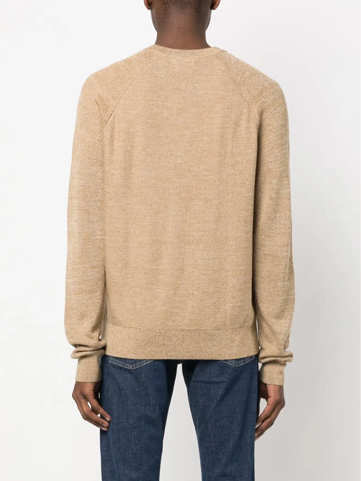 Calvin Klein Superior wool クルーネック ジャンパー - Brown - 画像4