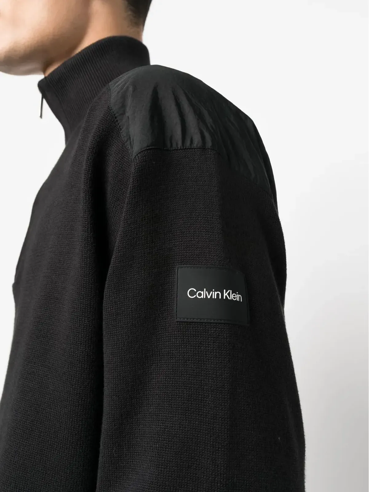 Calvin Klein コットンブレンド・クォータージップジャンパー - 画像5