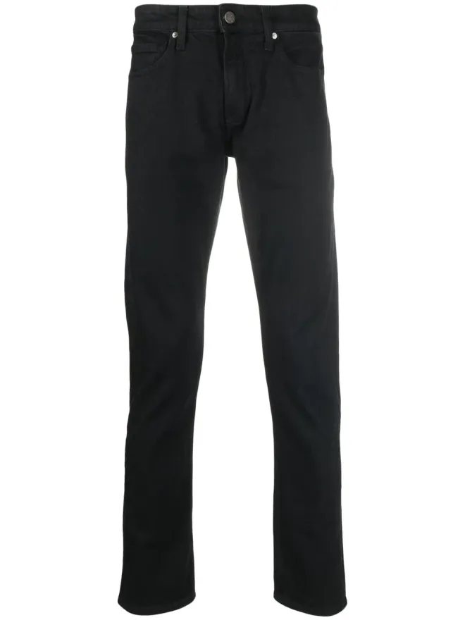 Calvin Klein Calvin Klein スリムフィットミッドライズジーンズ ブラックの商品画像