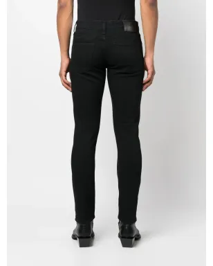 Calvin Klein スリムフィットミッドライズジーンズ ブラック - サムネイル4