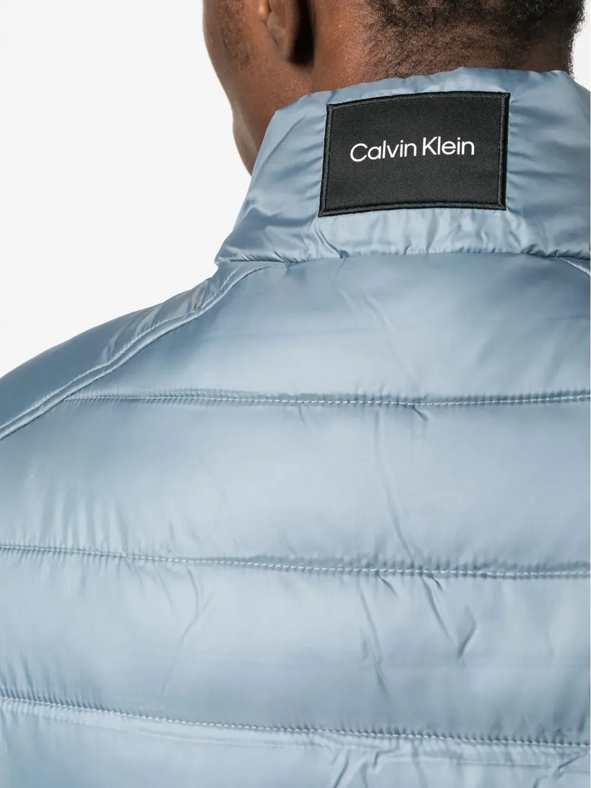 Calvin Klein ジップアップ パッド入り ジレ - グレー - 画像5