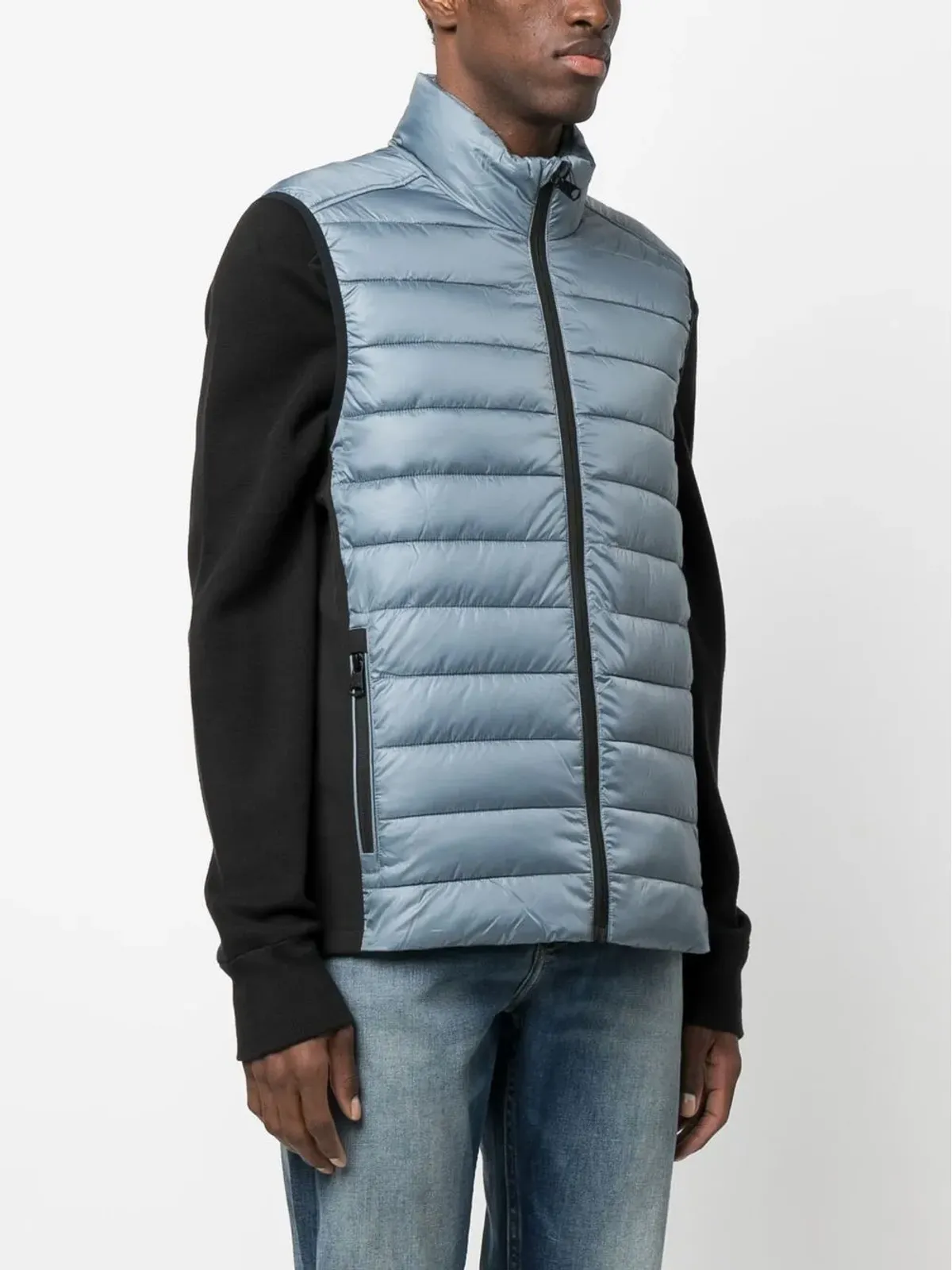 Calvin Klein ジップアップ パッド入り ジレ - グレー - 画像3