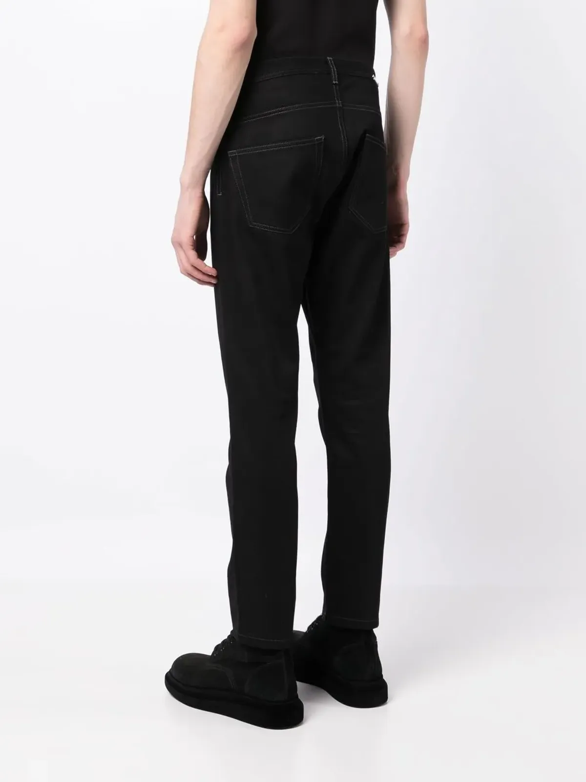 Nicolas Andreas Taralis 五ポケットスキニーカットパンツ - 画像4