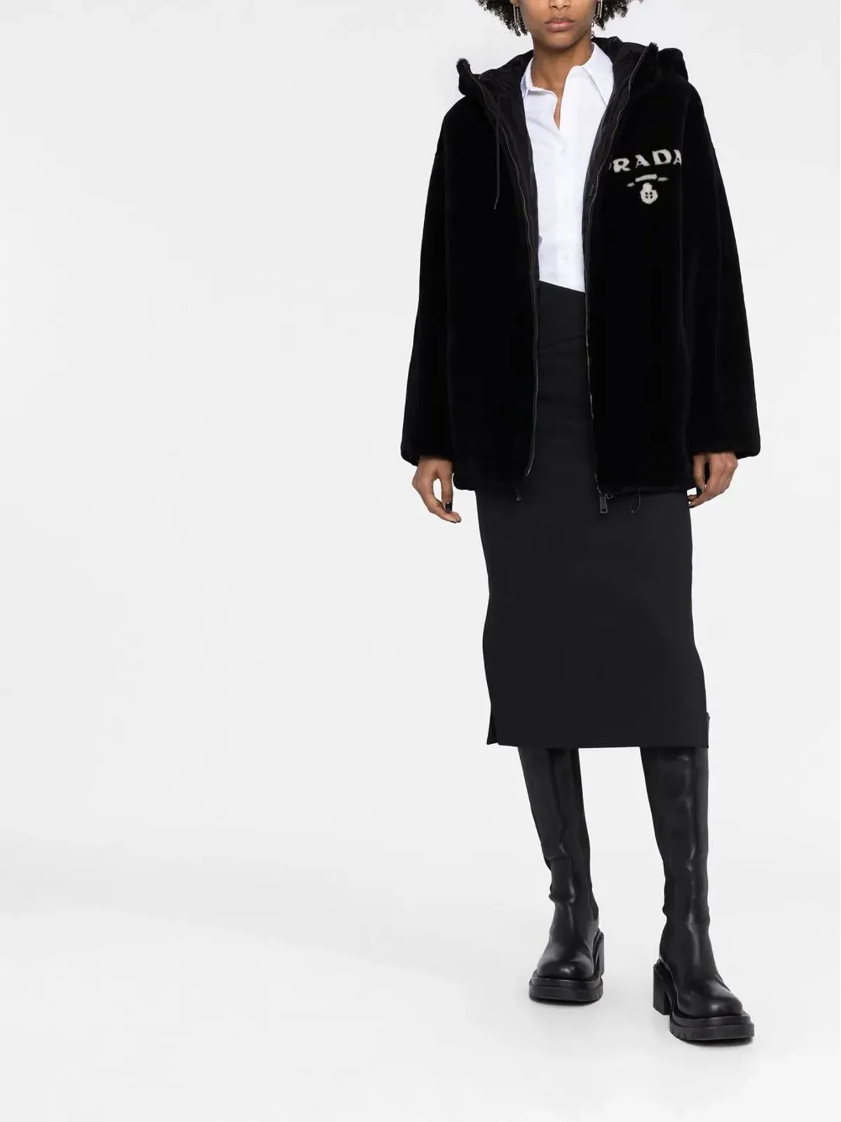 Prada リバーシブルシェアリングジャケット - 画像2