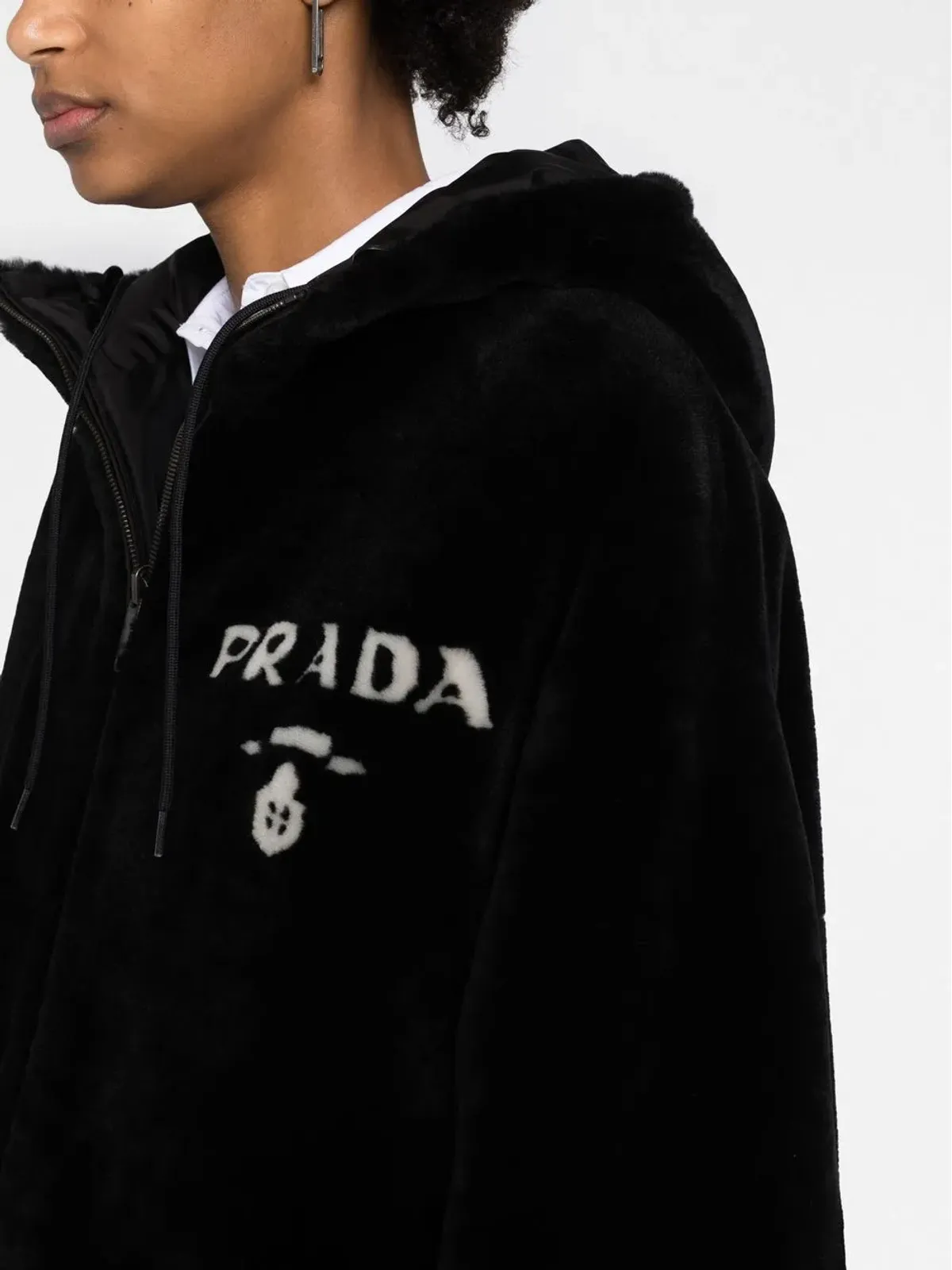 Prada リバーシブルシェアリングジャケット - 画像3