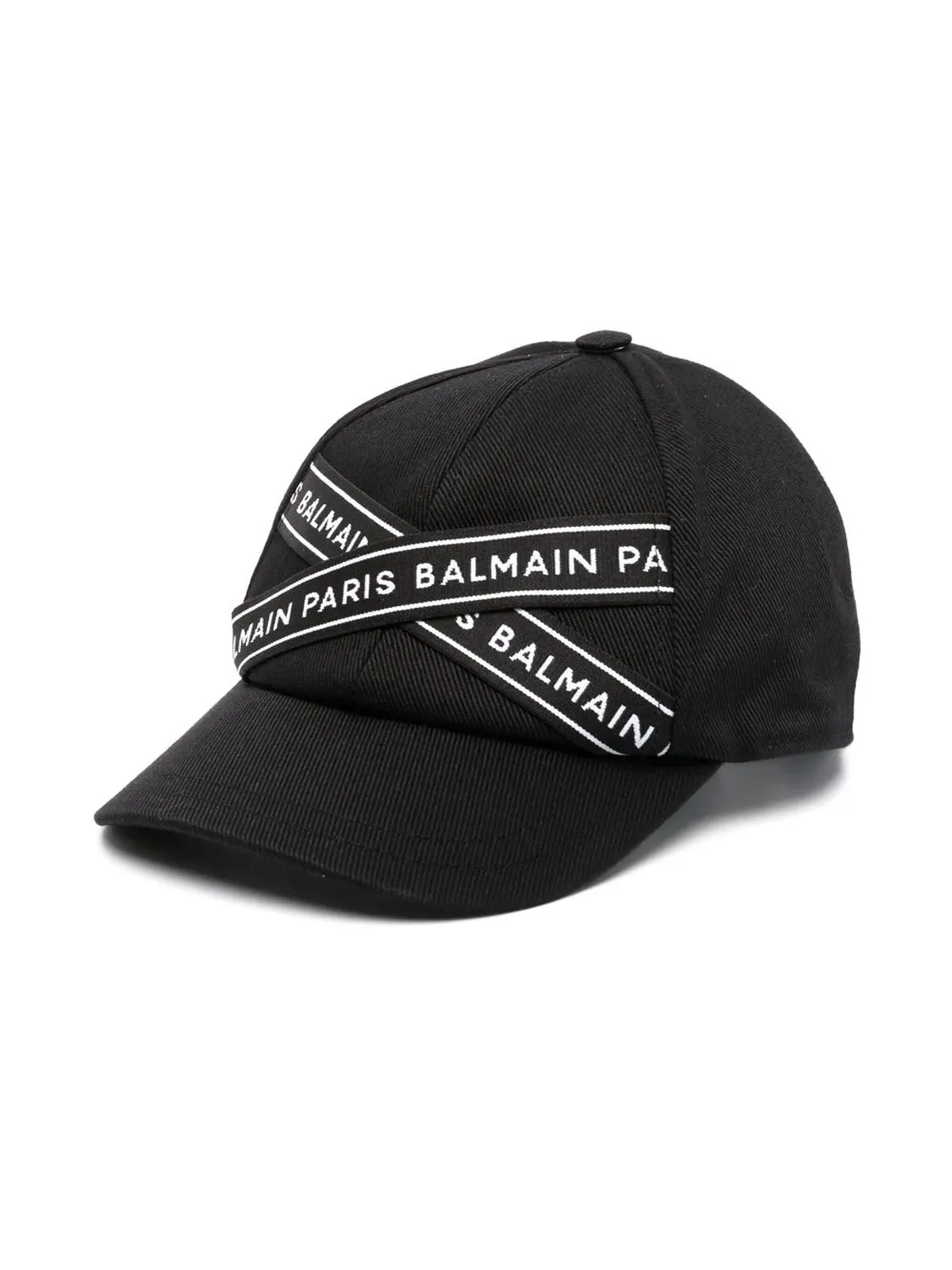 Balmain Kids ロゴテープディテール ベースボールキャップ - 画像1