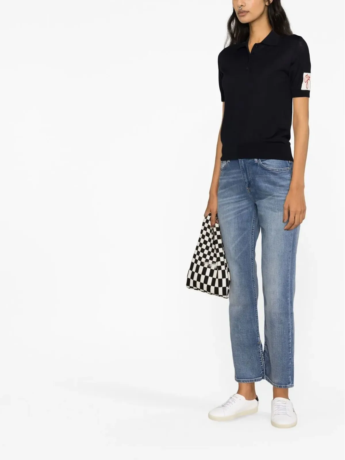 Golden Goose ロゴパッチ ポロシャツ - 画像3