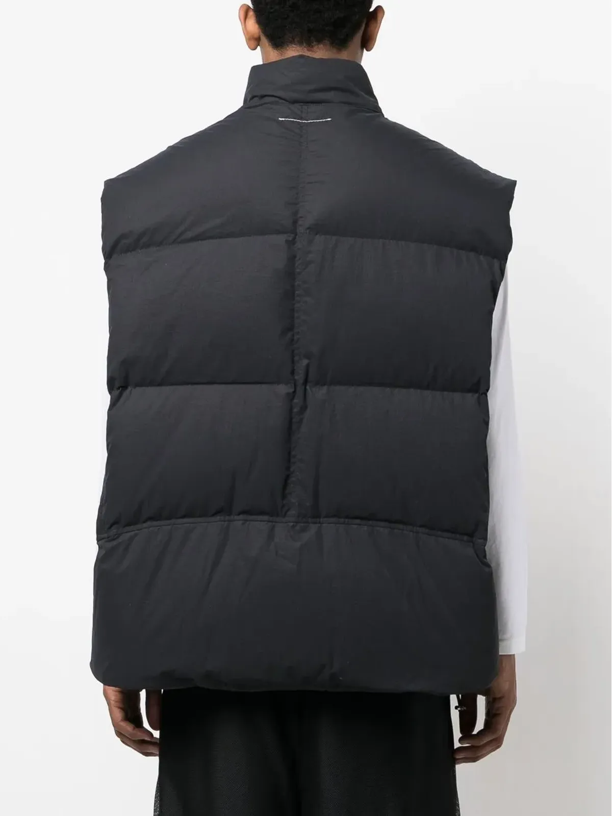 MM6 Maison Margiela ハイネック パディッド ジレ - 画像4