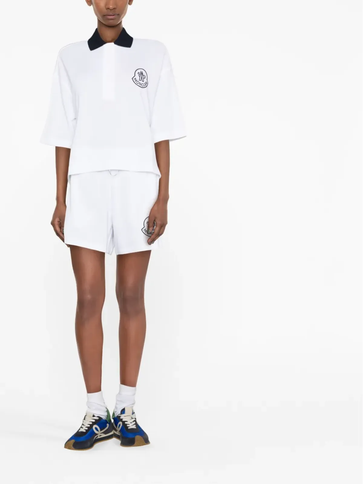 Moncler ドローコード付きコットンショーツ - 画像2