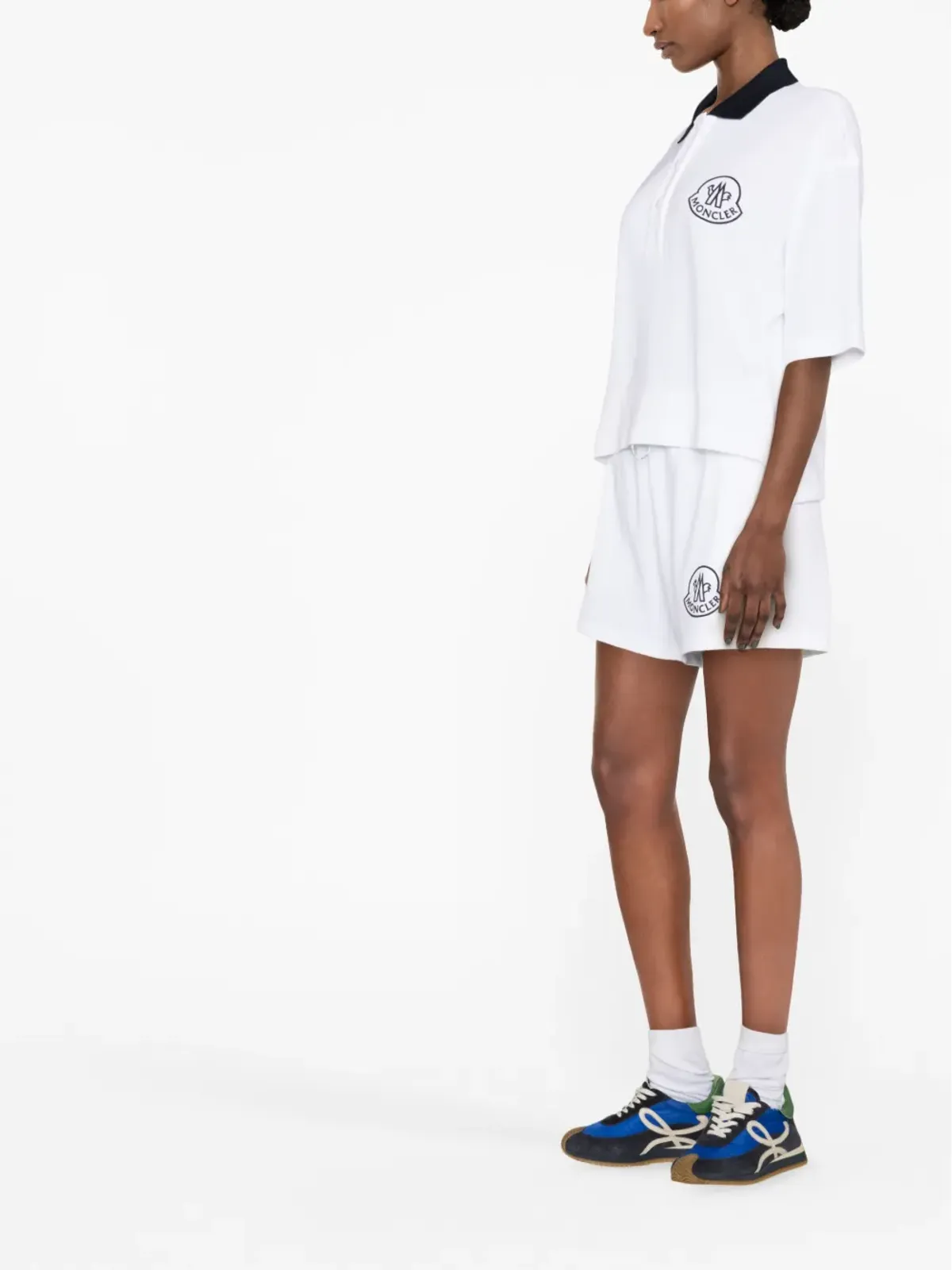 Moncler ドローコード付きコットンショーツ - 画像3