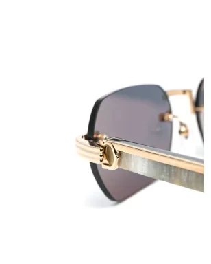 Cartier Eyewear ジオメトリックフレーム サングラス - サムネイル3
