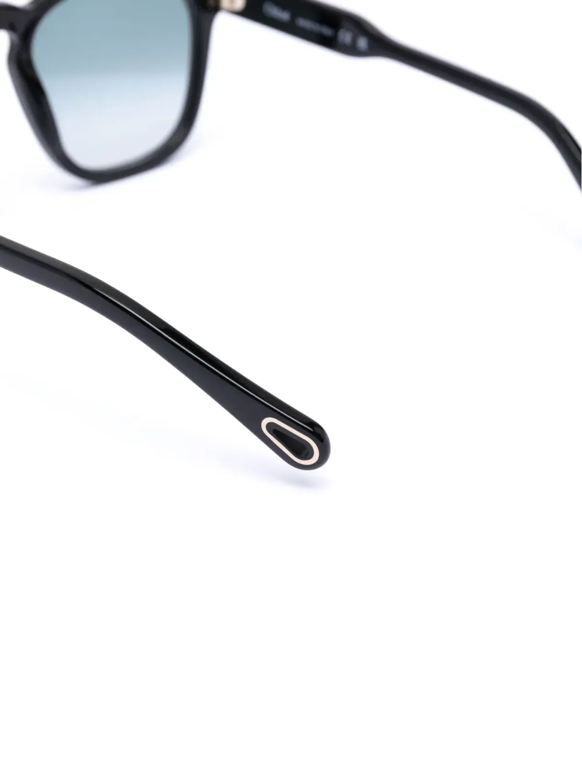 Chloé Eyewear Xena round-frame サングラス - ブラック - 画像3