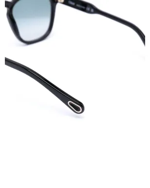 Chloé Eyewear Xena round-frame サングラス - ブラック - サムネイル3