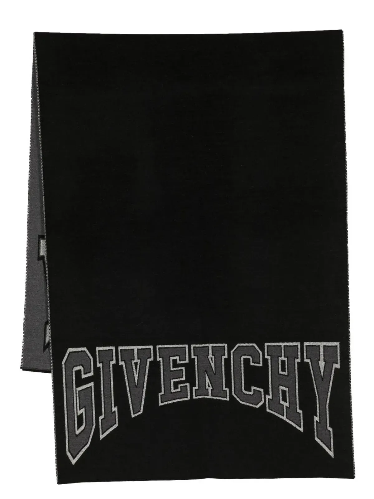 Givenchy イントアルシアニット ロゴ マフラー - 画像1