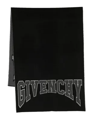 Givenchy イントアルシアニット ロゴ マフラー - サムネイル1