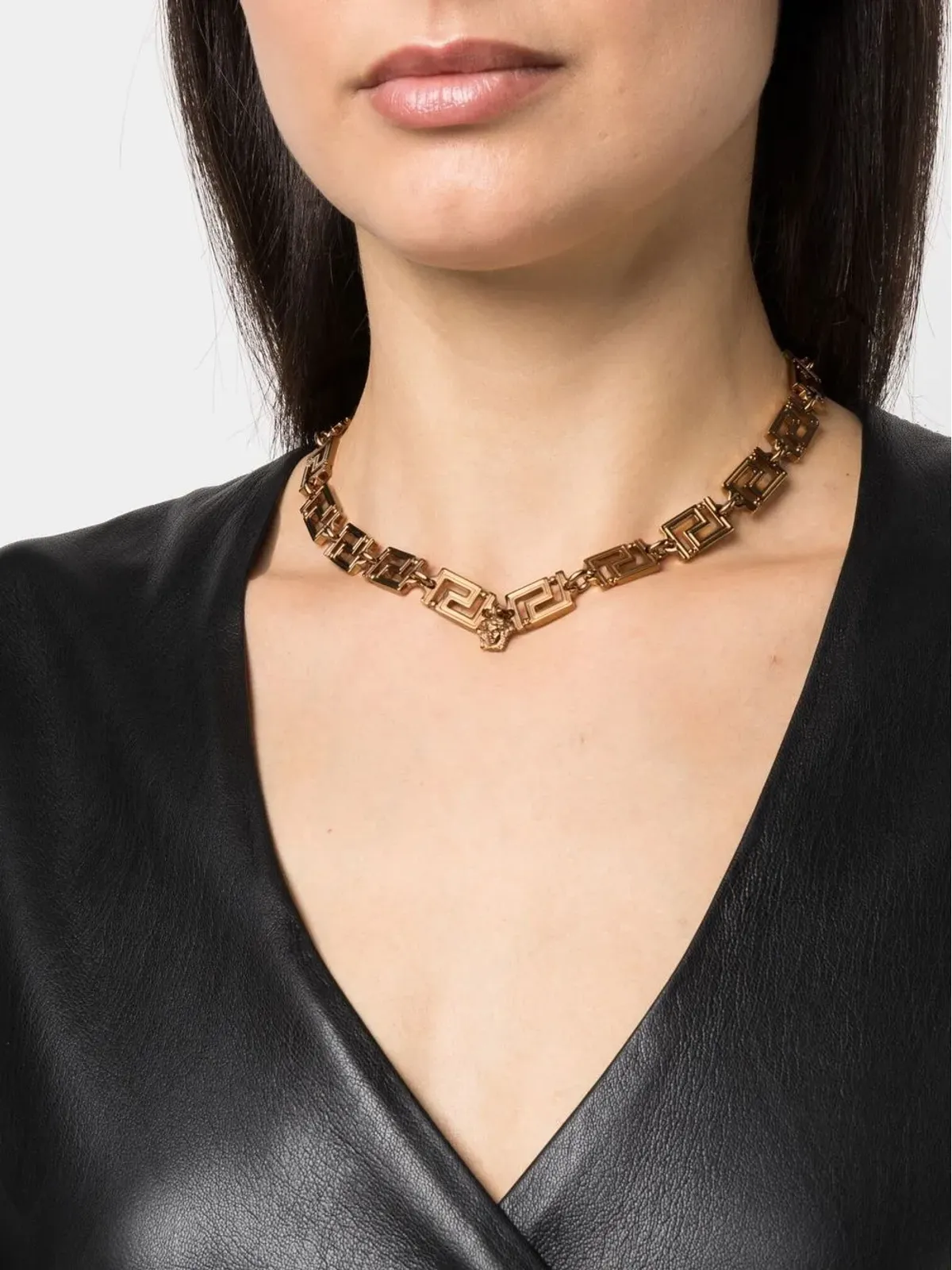 Versace グレカチェーンネックレス - 画像2