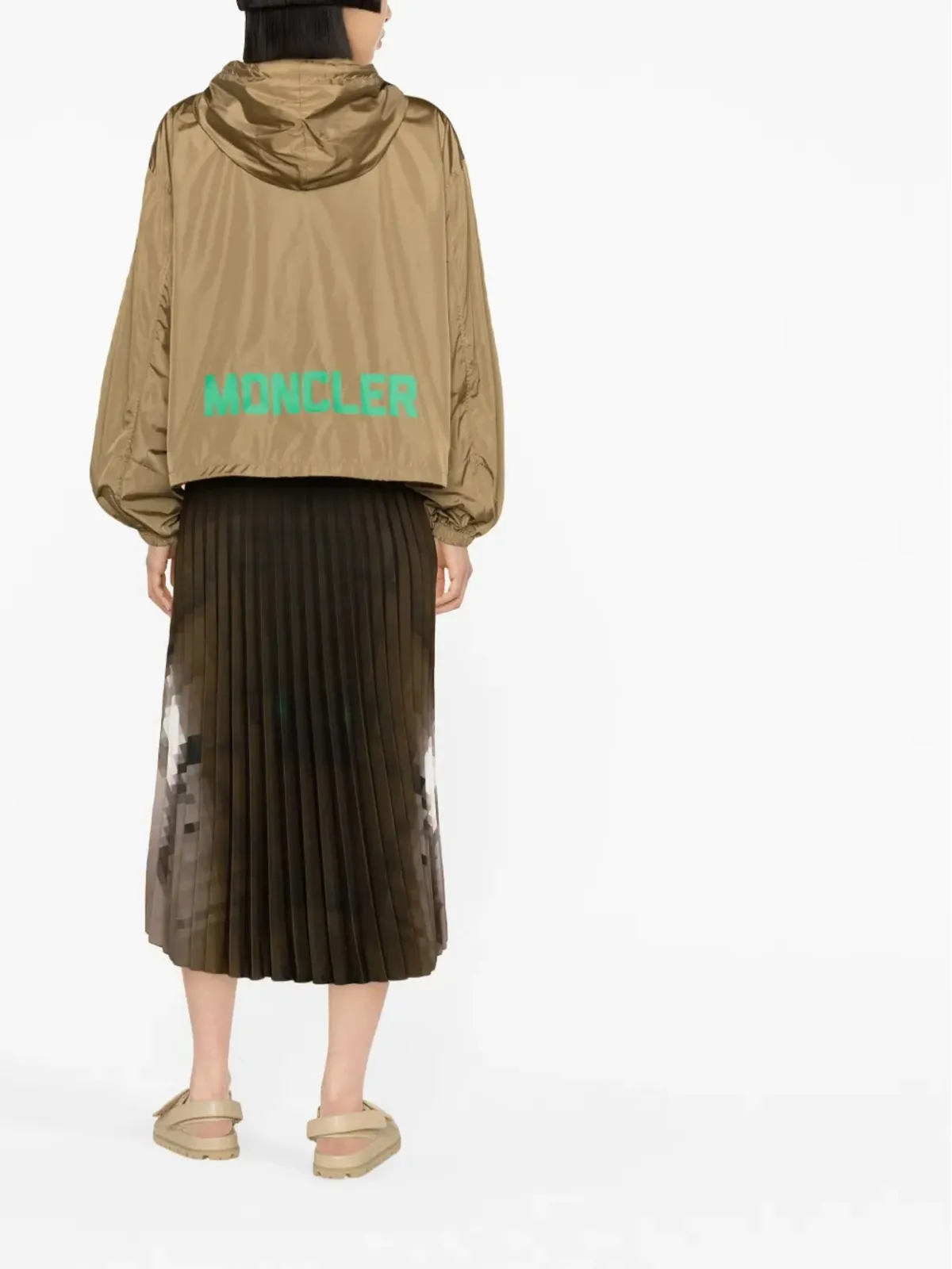 Moncler Vernois ロゴプリント フード付きジャケット - 画像3