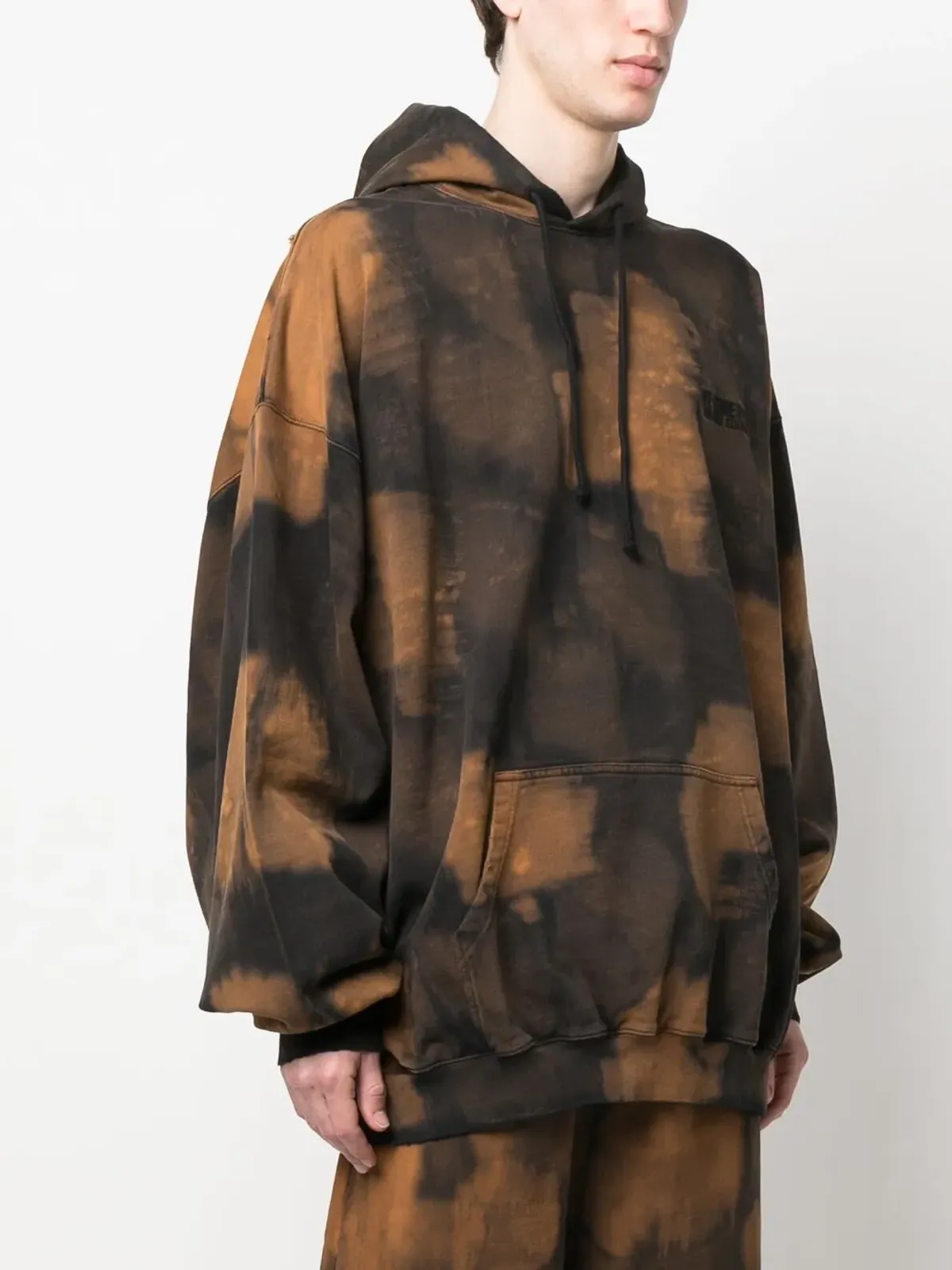 VETEMENTS オーバーブリーチドコットン フーディー - 画像3