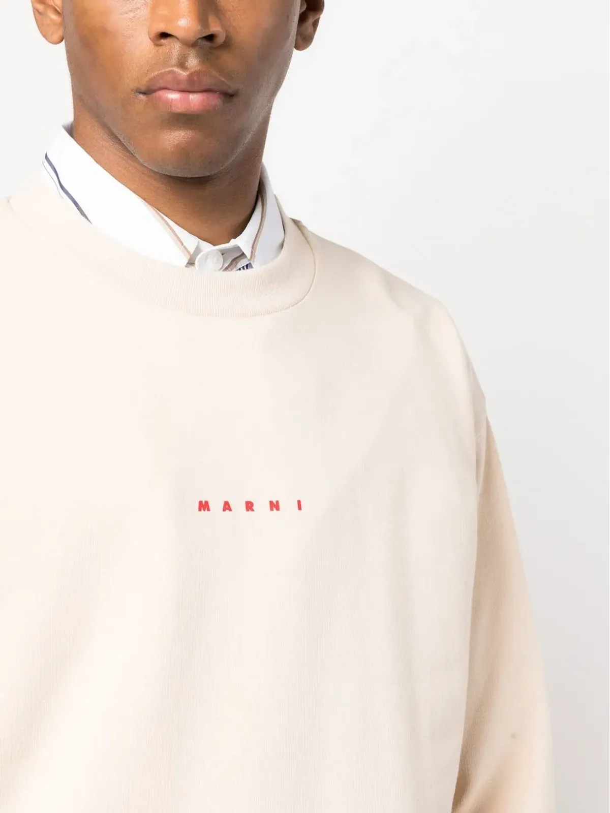 Marni ロゴプリント クルーネック スウェットシャツ - 画像5