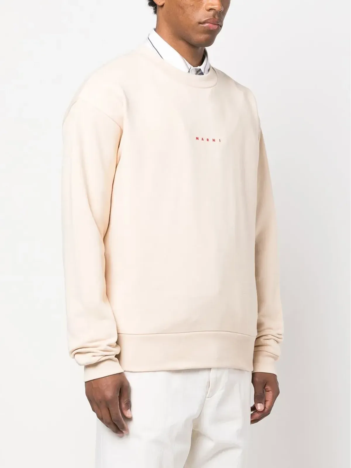 Marni ロゴプリント クルーネック スウェットシャツ - 画像3