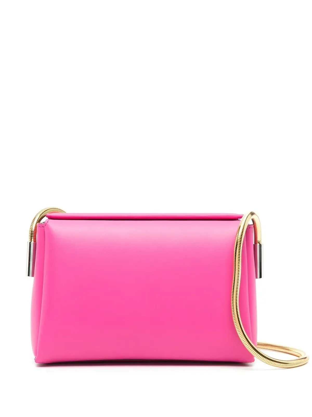 Marni round snake chain leather shoulder bag - Pink - 画像1