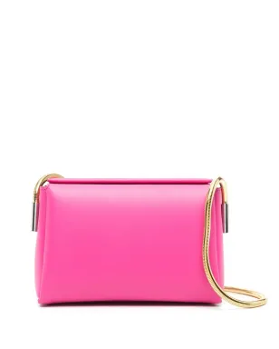Marni round snake chain leather shoulder bag - Pink - サムネイル1