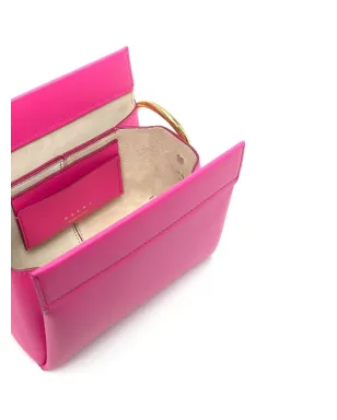 Marni round snake chain leather shoulder bag - Pink - サムネイル5
