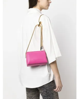 Marni round snake chain leather shoulder bag - Pink - サムネイル2
