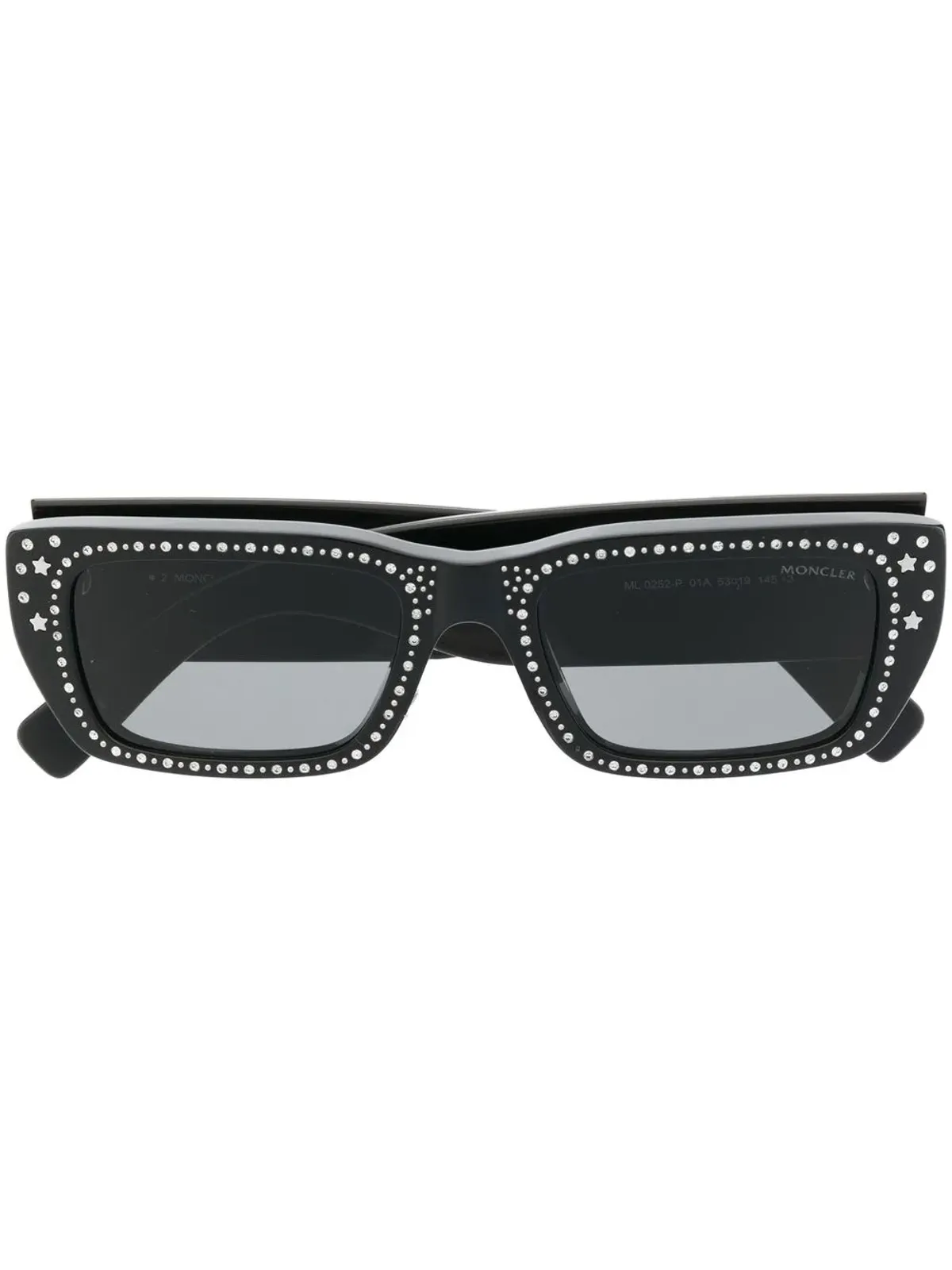 Moncler Eyewear x Palm Angels スクエアフレームサングラス - 画像1