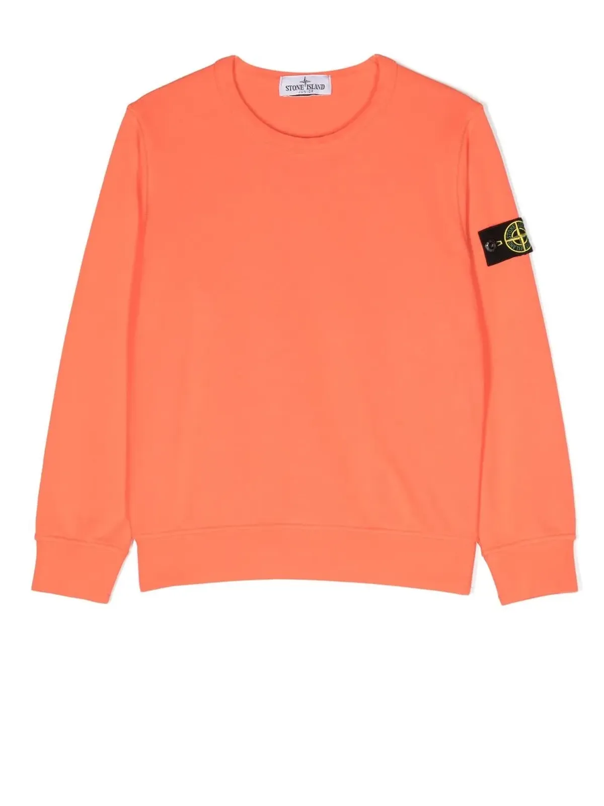 Stone Island Junior ロゴパッチ長袖スウェットシャツ - 画像1