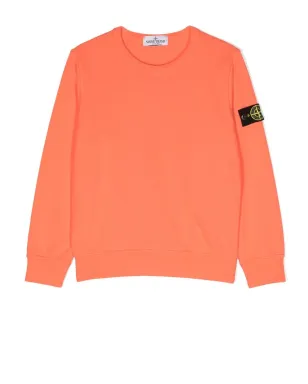 Stone Island Junior ロゴパッチ長袖スウェットシャツ - サムネイル1