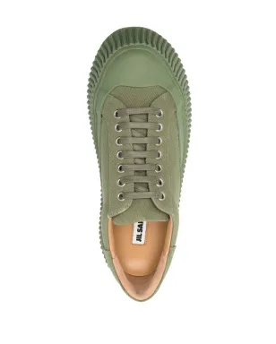 Jil Sander ラウンドトゥ・チャンクソール スニーカー - グリーン - サムネイル4