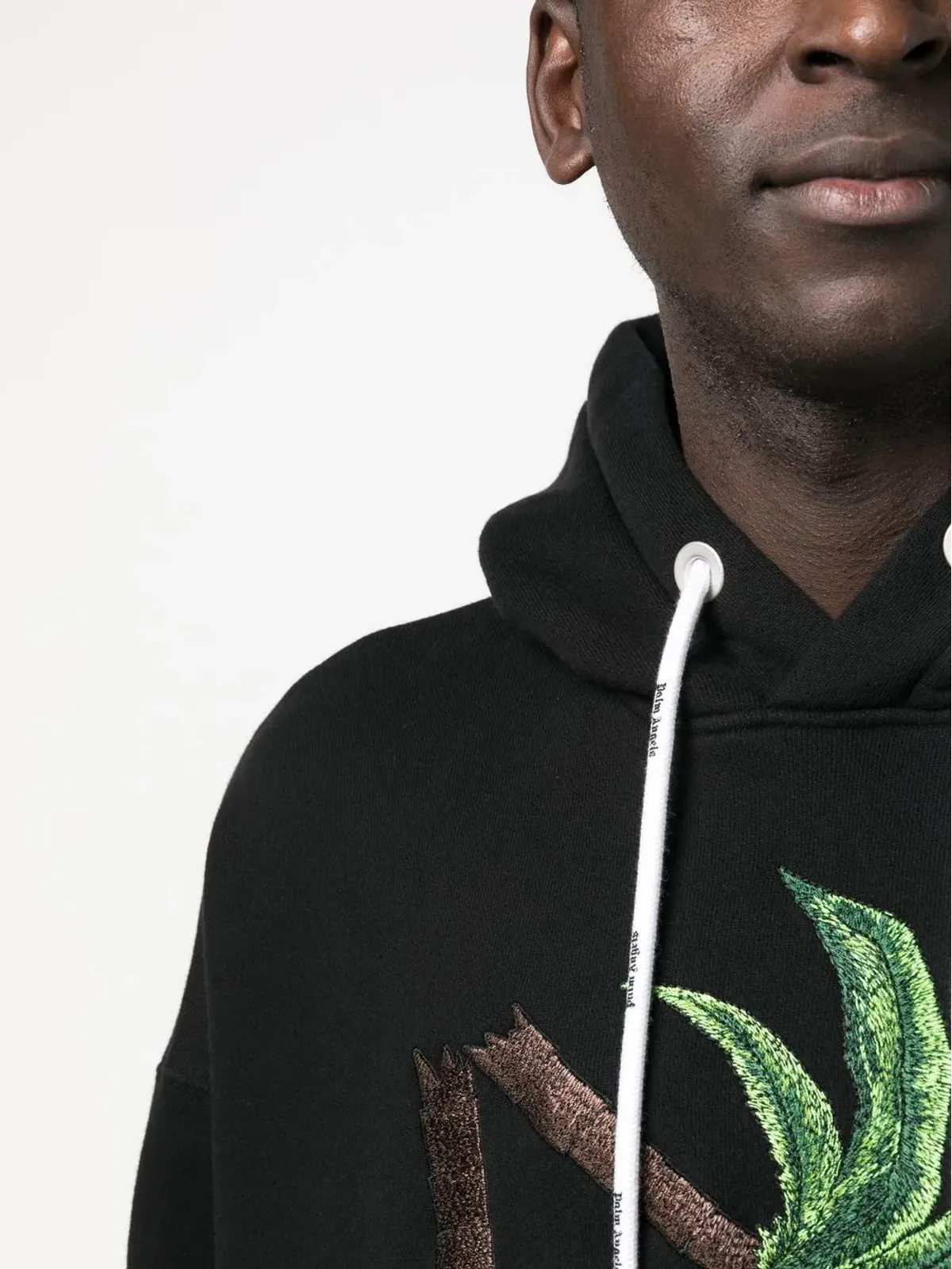Palm Angels ブロークンパームフーディ - ブラック - 画像5