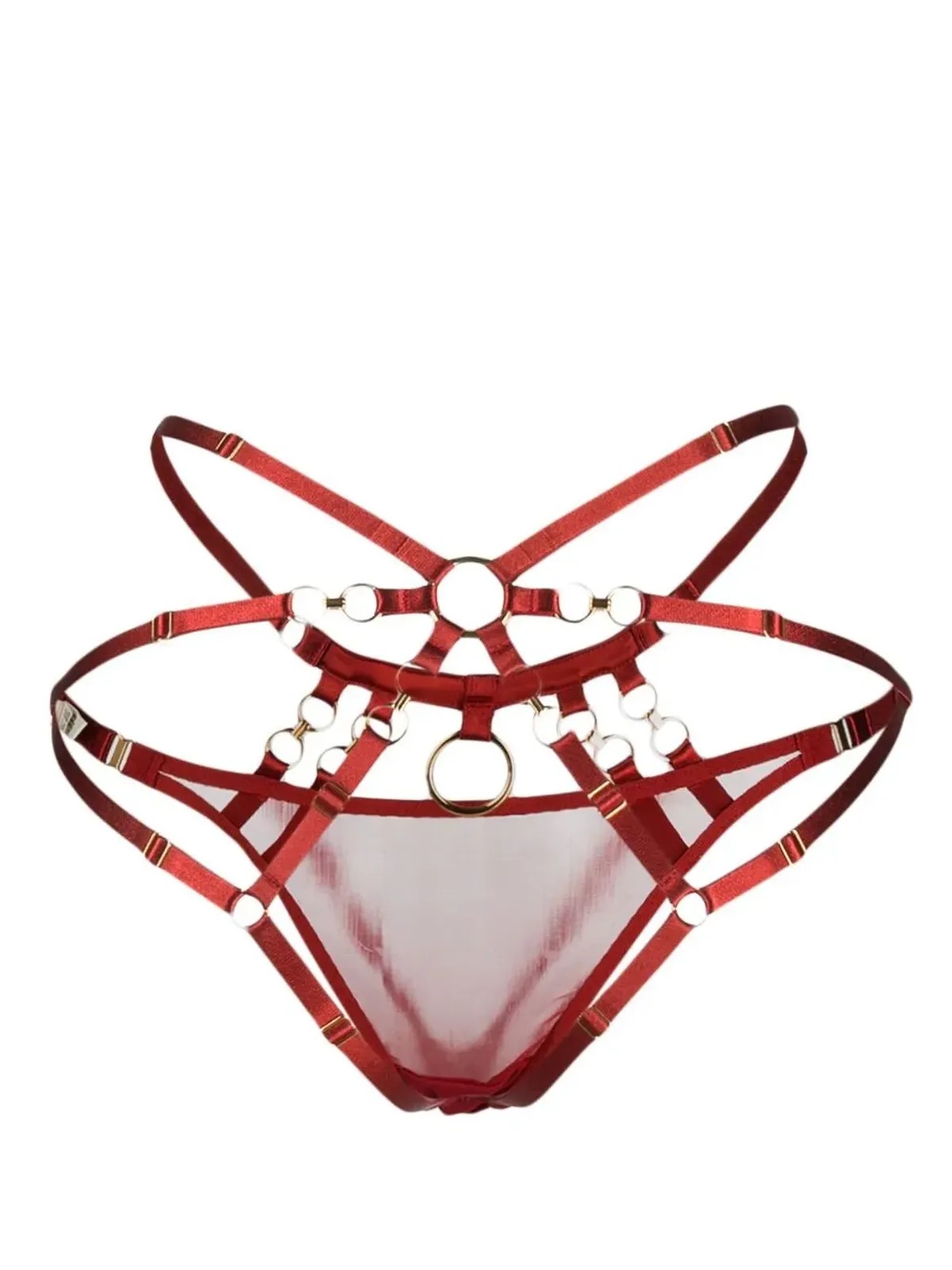 Bordelle Kleio backless satin briefs - 画像2