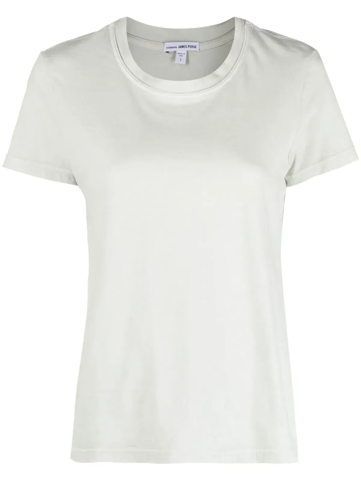 James Perse シアー・スラブ コットン クルーネックTシャツ - グリーン - 画像1