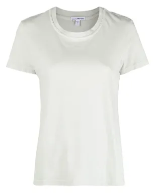 James Perse シアー・スラブ コットン クルーネックTシャツ - グリーン - サムネイル1