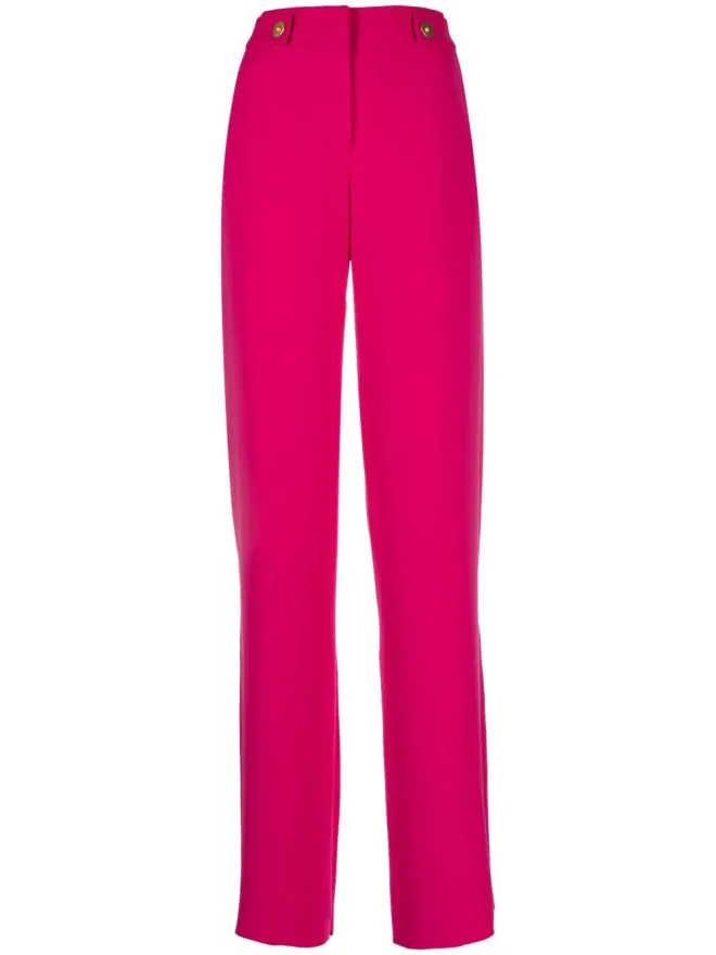 Giorgio Armani Giorgio Armani ハイウエスト ワイドパンツ ピンクの商品画像
