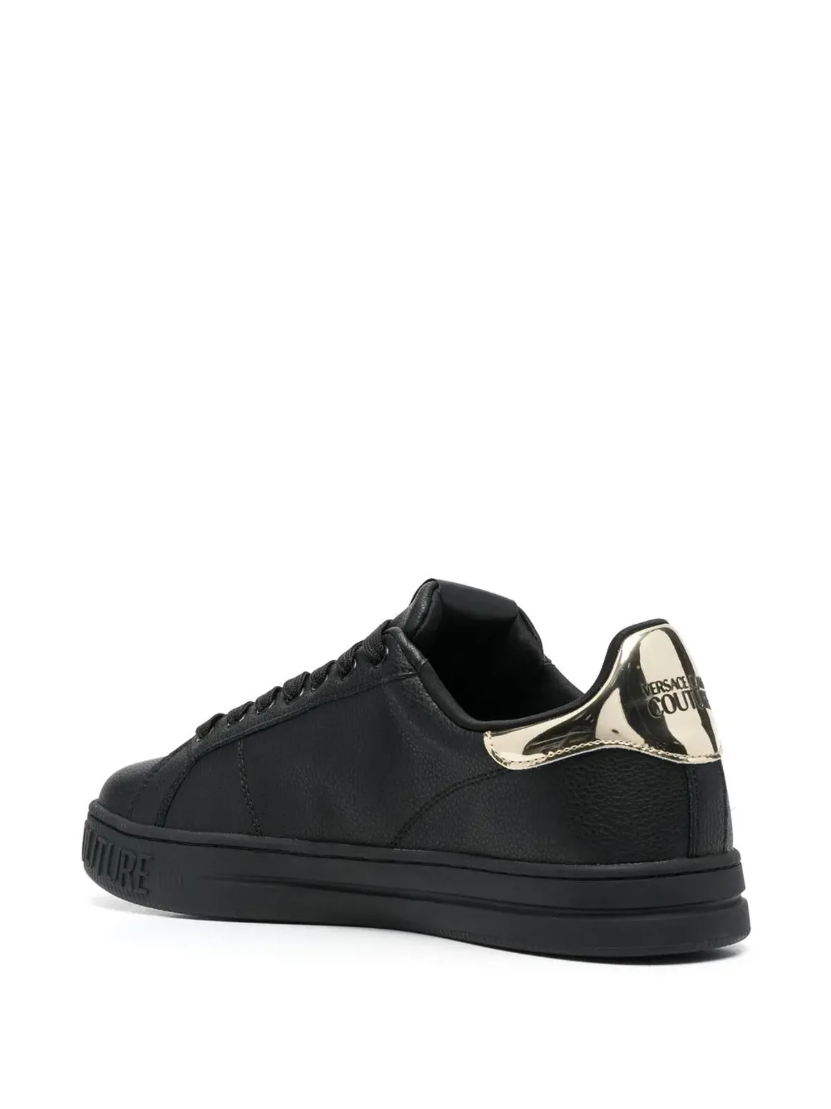 Versace Jeans Couture ロゴパッチ ロー・トップ スニーカー - ブラック - 画像3